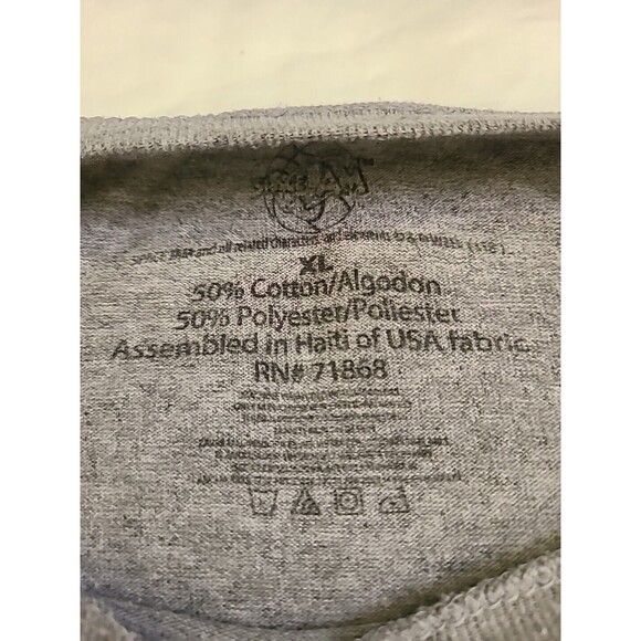 Space Jam Men’s Short Sleeve 100% Cotton Shirt Gray Tune Squad Graphic •XL Taz - Picture 3 of 5